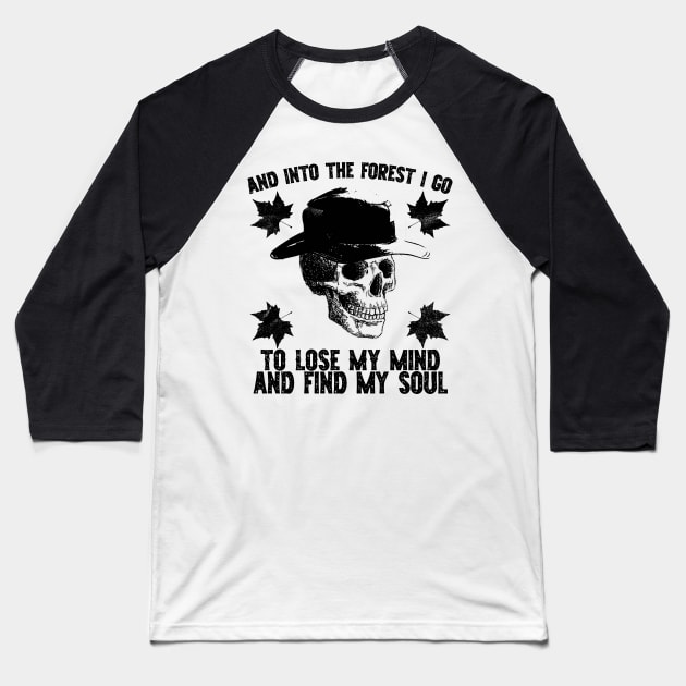 And into the forest I go Baseball T-Shirt by giovanniiiii